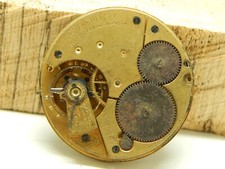 Antique Waltham Pocket Watch Movement 16s 7j Grade Traveler Circa 1896