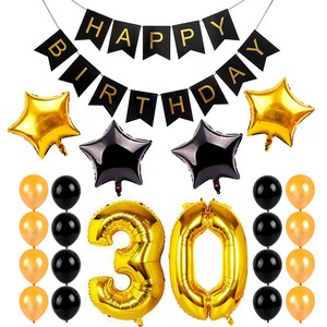 30th Happy Birthday Party Supplies Decorations Fit 30 Gold Him Her