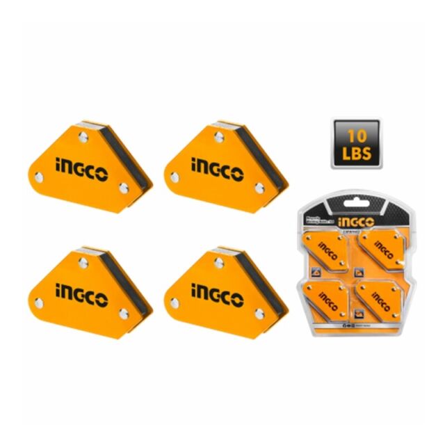 Squadra Magnetica Supporto Angolo Magnetico x Saldatrici 45° 90° 135° INGCO 4 pz Squadra Magnetica Supporto Angolo Magnetico x Saldatrici 45° 90° 135° INGCO 4 pz