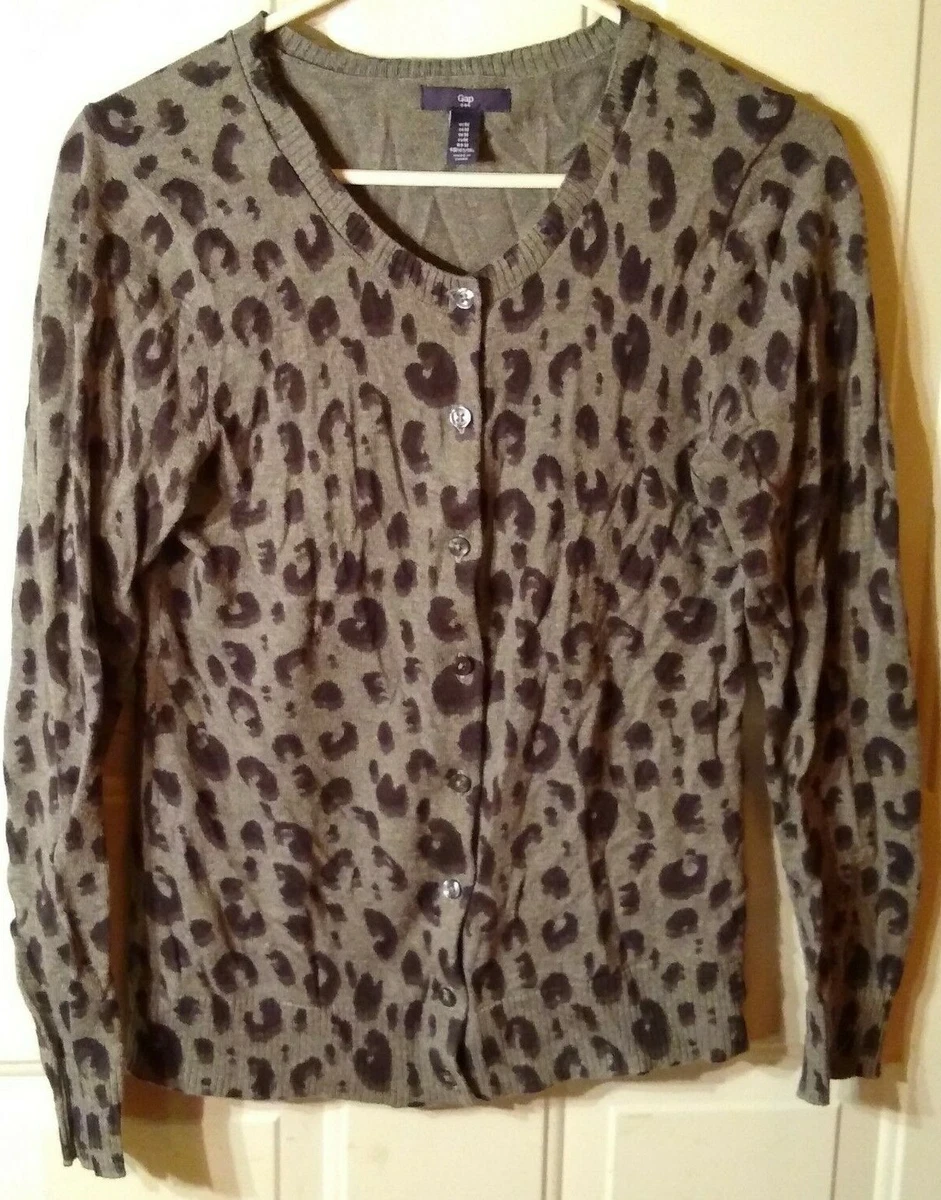 Gap leopard shop cardigan