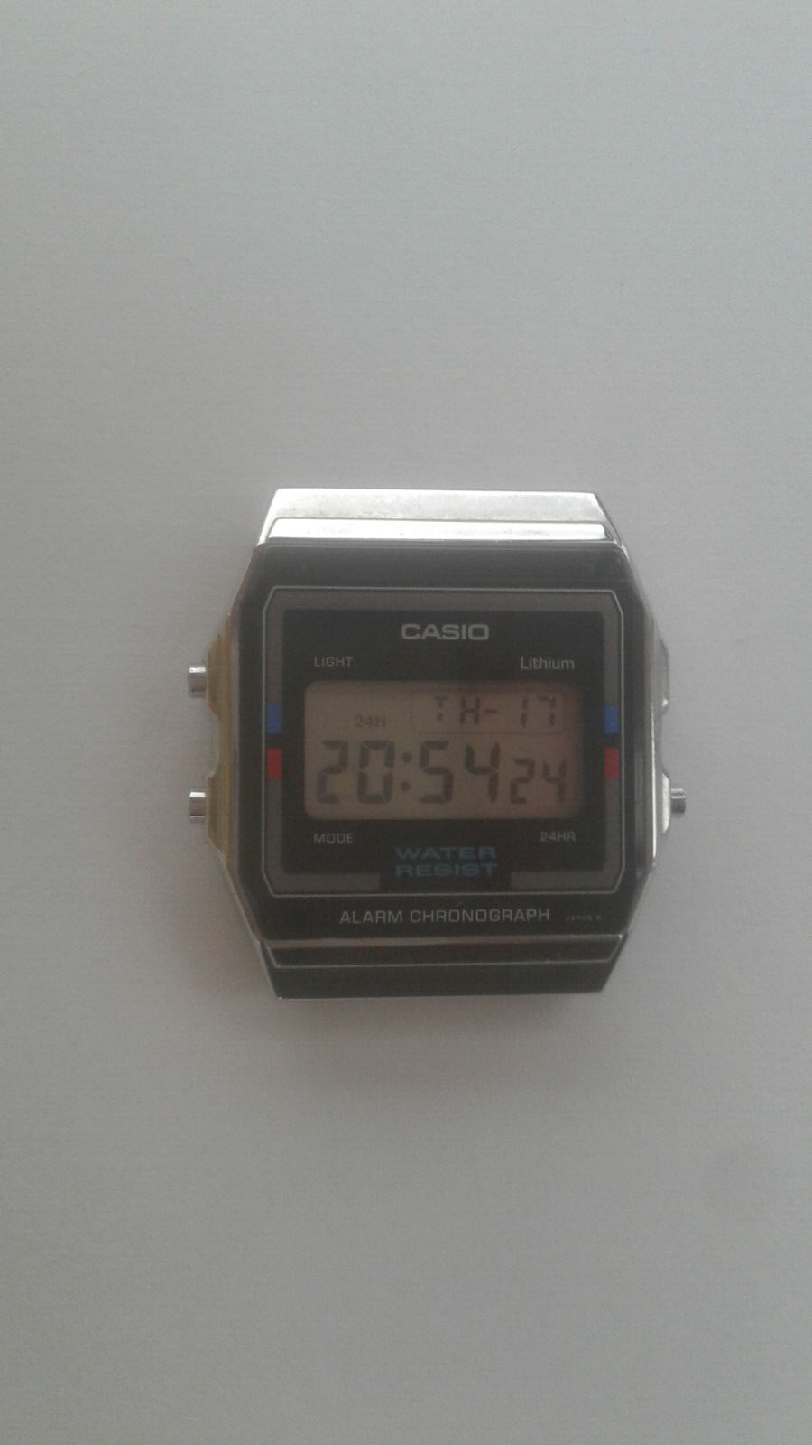 【稼働品】CASIOカシオ A156W 豆電球ライト　ヴィンテージ Casio VINTAGE A156W MODULE 596 MADE IN JAPAN U WATCH MONTRE