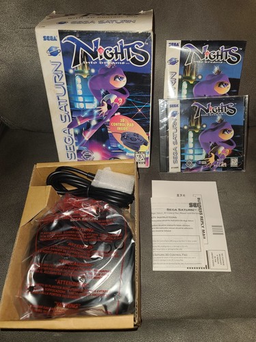 Nights Into Dreams (Sega Saturn, 1996) New In Box With Factory Sealed Game CIB