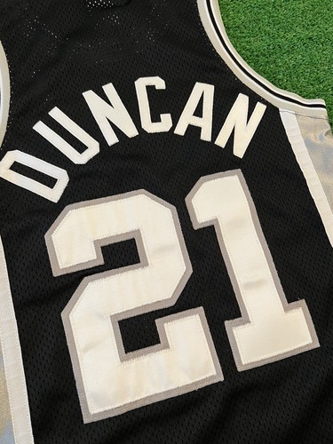 Camiseta deportiva de colección Nike auténtica Tim Duncan 1997-98 San Antonio Spurs ROOKIE años 90 hombres 36 - Imagen 8 de 13