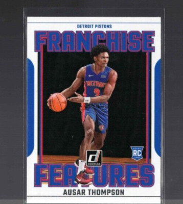 Ausar Thompson Rookie RC 2023-24 Donruss #8 Franchise Features Pistons