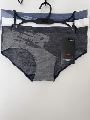 NEW BALANCE Women's No Show label Bikini Panties 3 Pack MSRP $30~ ALL SIZES