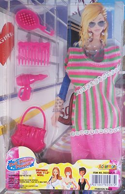 Puppenkleider Spielset [geeignet für 11,5'' Puppe] Sammlung: Love Girl