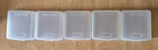 Joblot 5x Official Genuine Sega Game Gear Plastic Cartridge Case Clamshell EX