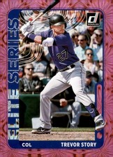 2021 Donruss #ES9 Trevor Story Elite Series Pink Fireworks
