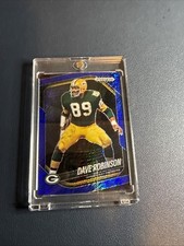 2025 Panini Prizm Black - Dave Robinson #59 Blue Shimmer Prizm /35