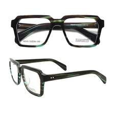 Vintage Square Acetate Eyeglass Frames Full Rim Retro Reading Glasses Men Women