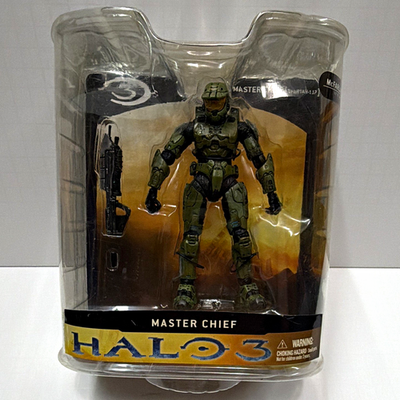 #ad McFarlane Toys Halo 3 Series 1 Master Chief Spartan 117 Figure Boxed w $55.00
