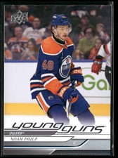 2024-25 Upper Deck #495 Noah Philp Edmonton Oilers Rookie Hockey Card. rookie card picture