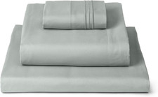 Twin Sheets Set - 3 PC Iconic Collection Bedding - Hotel Luxury, Extra Soft, Coo