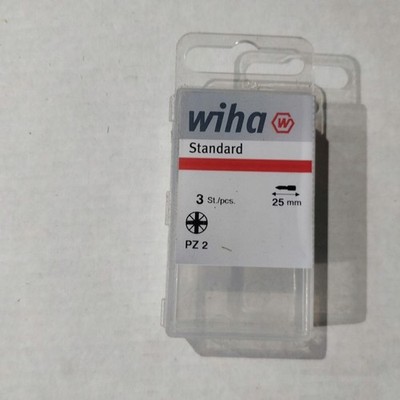 Pozidriv Wiha 078607 Standard 7012 Z Bits 3 Stück 
