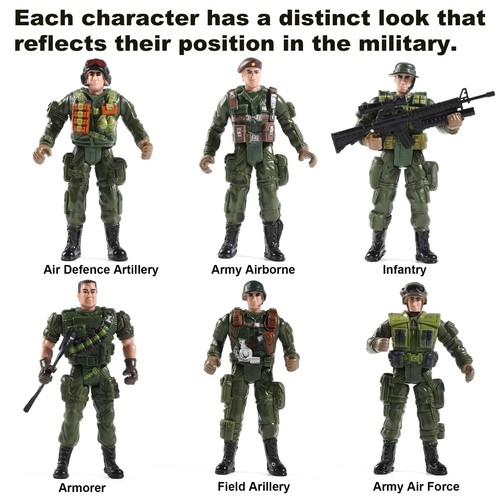 US Army Men and SWAT Team Toy Soldiers Action Figures with Military Weapons A... - Picture 4 of 8
