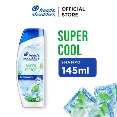 Head & Shoulders Super Cool Anti-Dandruff Shampoo 145 ml | Extra Cool Menthol
