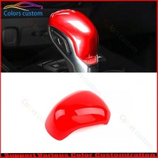 Para Chevrolet Trax 2023-25 Rojo Brillante Consola Central Cambio de Marchas Perilla Cabezal Borde