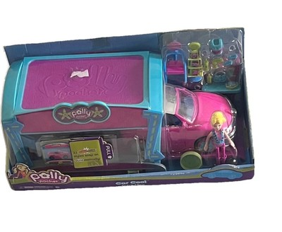 #ad 2006 polly pocket car cool drive thru all new never opened $62.00