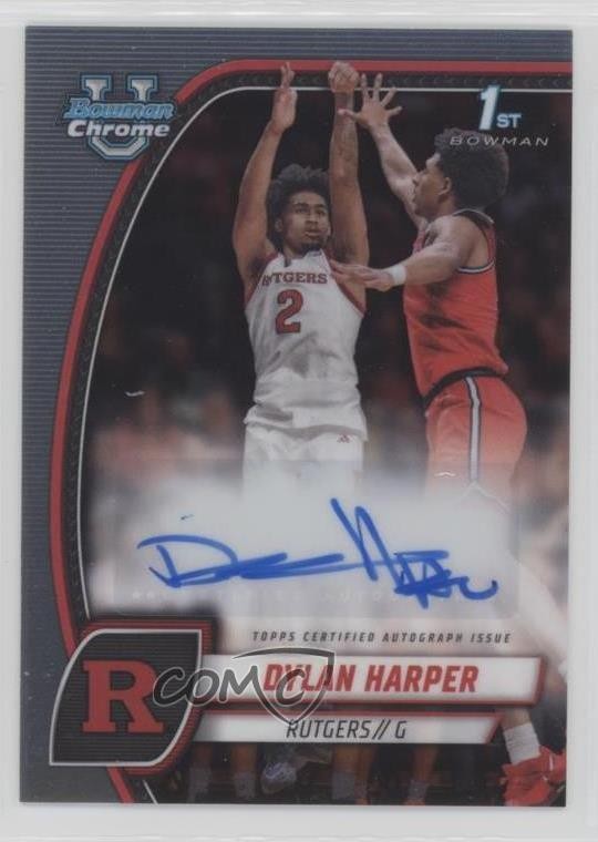 2024-25 Bowman U Chrome Auto Dylan Harper #22 Auto 9m2