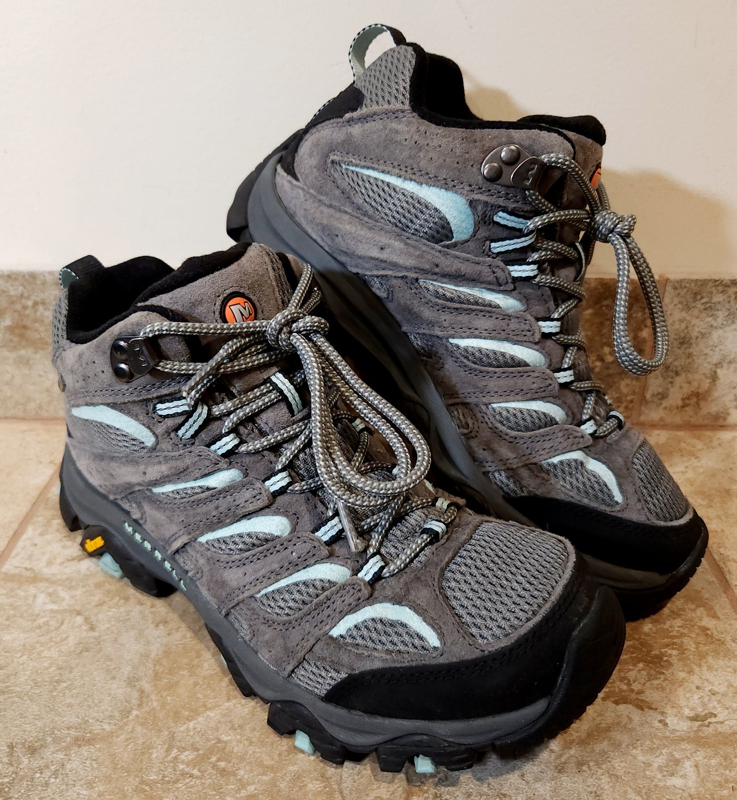 Merrell Stivali da trekking donna Moab 3 GORE TEX Sedona grigio salvia taglia 8 5 BELLI! ✨