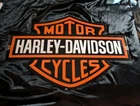 Large Rare Vtg Harley Davidson Heavy Porcelain Metal Sign Advertising Motorcycle