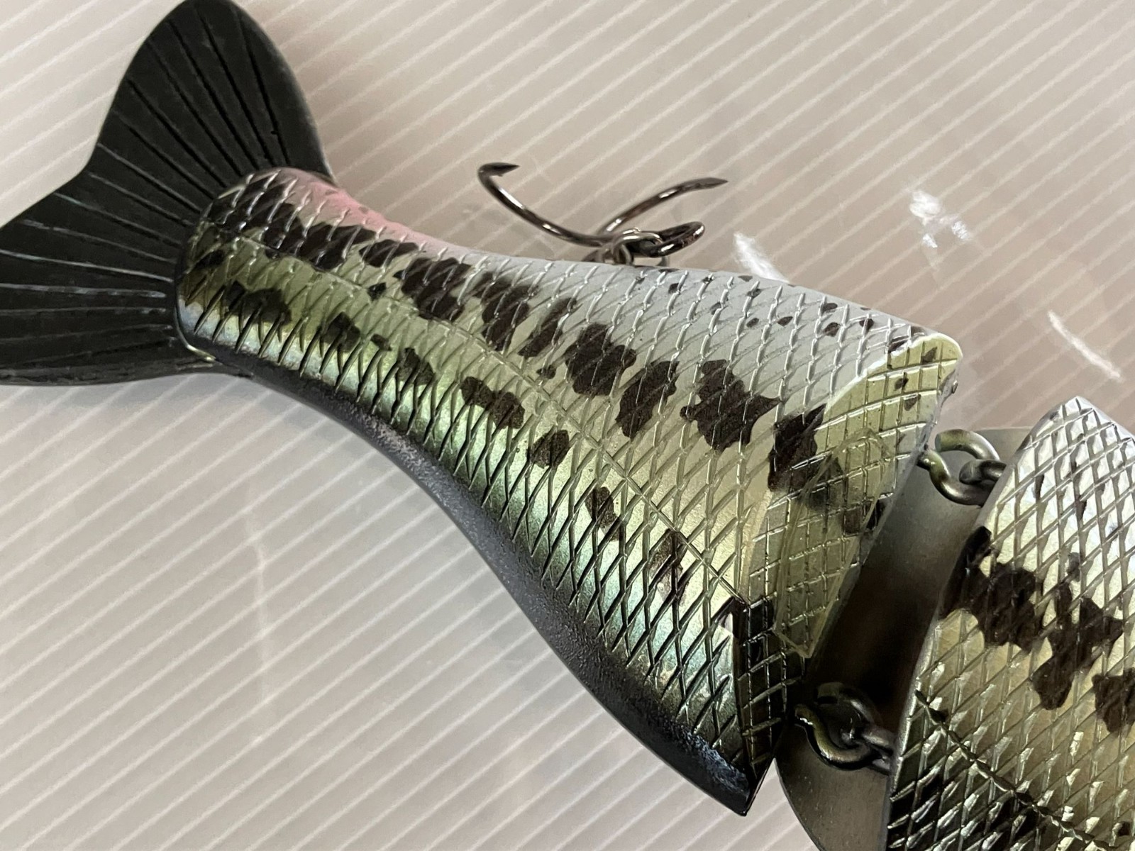 Kurouto Lures "Spartan Jr." 180g 22cm Slow Sinking Swimbait Bass Color Handmade - Image 7