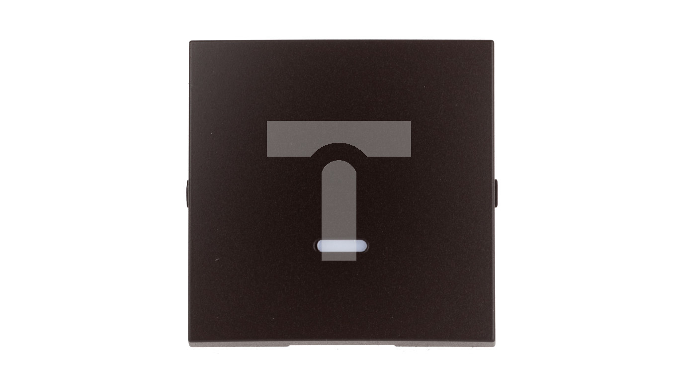 Simon 54 Single rocker with eyelet for illuminated switches/buttons brown /T2UK