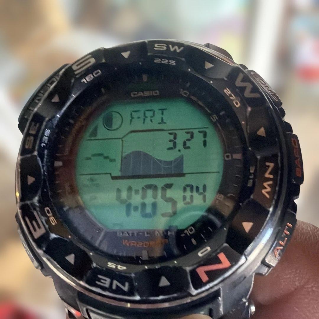 Casio Pro Trek Watch Black Men's PRW-2500-1JF | eBay