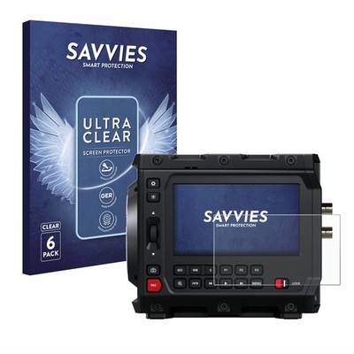 6x Schutzfolie für Blackmagic Design Pyxis 6K 4'' Display Schutz Folie