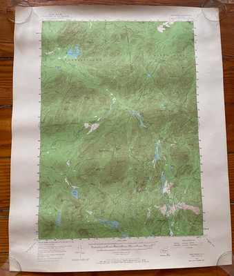 Vintage 1967 Santanoni NY Topographical Map Topo Adirondacks New York 17'' x 21''