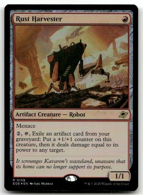 Rust Harvester #159 (Foil) (NM) Edge of Eternities EOE Magic MTG