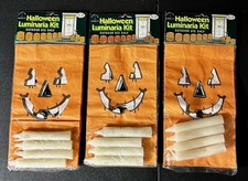 Vintage Halloween Luminaria Kit -  Lot Of 3x ...
