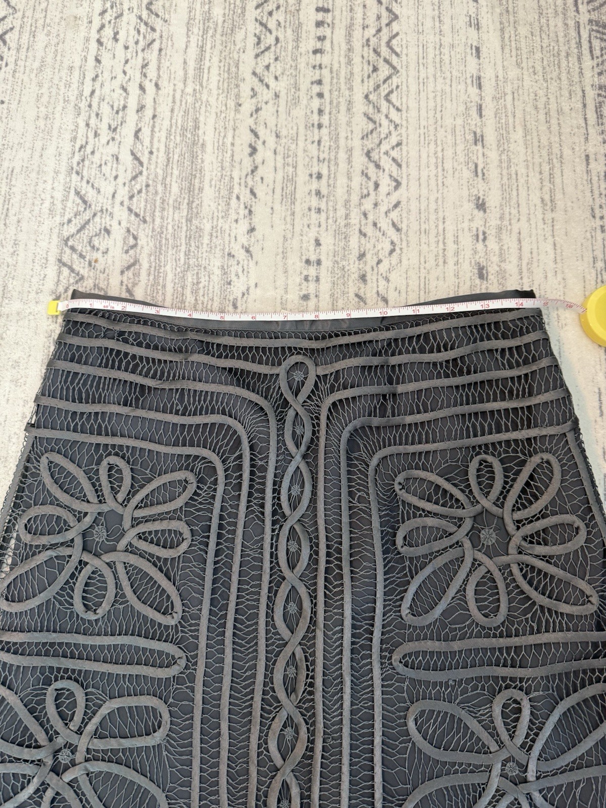 Vintage Silk Shell (Polyester Lining) Charcoal Gr… - image 2