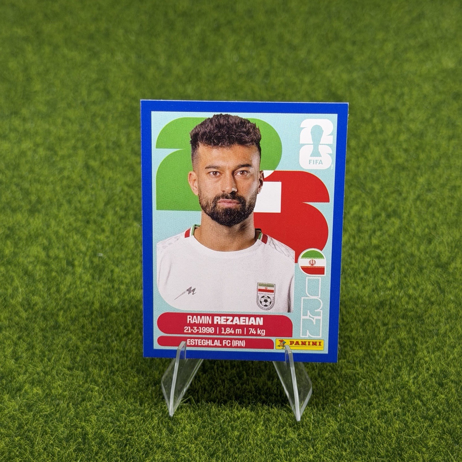 Panini FIFA World Cup 2026 Ramin Rezaeian IRN 7 Esteghlal FC Sticker Card