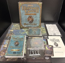 Baldur's Gate II 2 Shadows Amn Bhaal Collector Edition PC Big Box 99% Complete