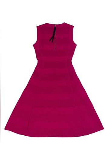 Neu Kate Spade Gr. L Strickkleid Magenta Beere Fit & Flare Ärmellos Rundhals - Bild 6 von 10