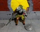 TMNT TEENAGE MUTANT NINJA TURTLES 1988 SOFT HEAD ROCKSTEADY NM NEAR COMPLETE