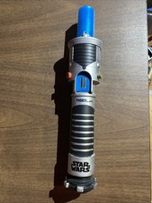 Star Wars Hasbro Lucasfilm Blue Lightsaber Retractable Non-Electronic 2002 VTG