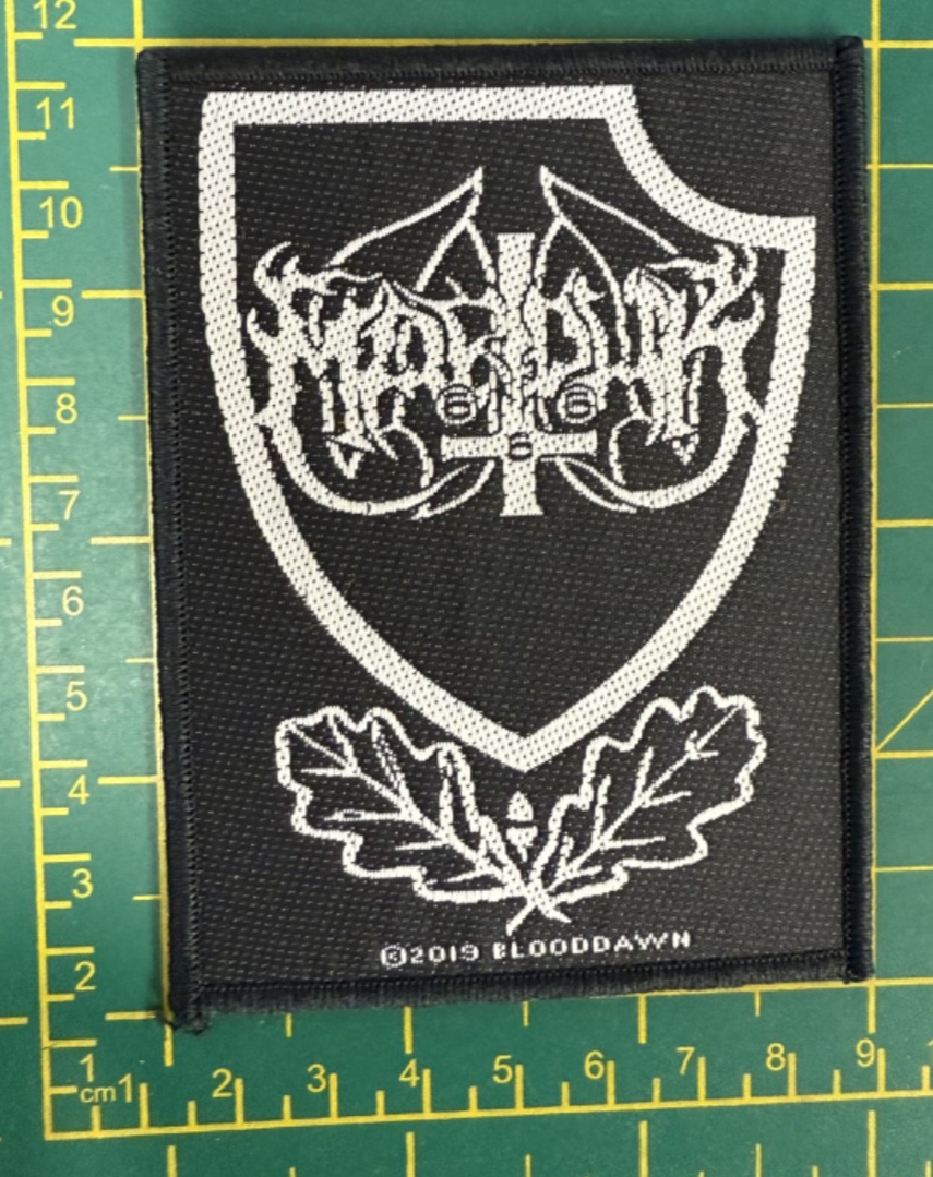 Marduk Panzer Crest Brand New Woven Sew On Patch Officially Licensed