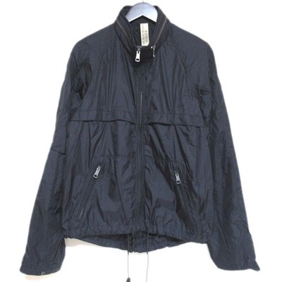 BURBERRY LONDON ナイロンジャケット MA-1 ネイビー 46 BURBERRY BRIT Hood Storage Zip-Up Nylon Jacket Size L 180/100A