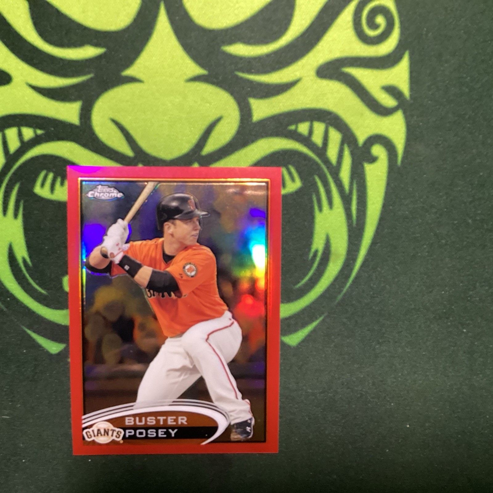 2012 Topps Chrome - Buster Posey #24 RED REFRACTOR SSP /25. GIANTS 💰📈🔥