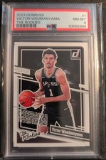 Panini Donruss 2023-24 The Rookies Victor Wembanyama #1 PSA 8 San Antonio Spurs