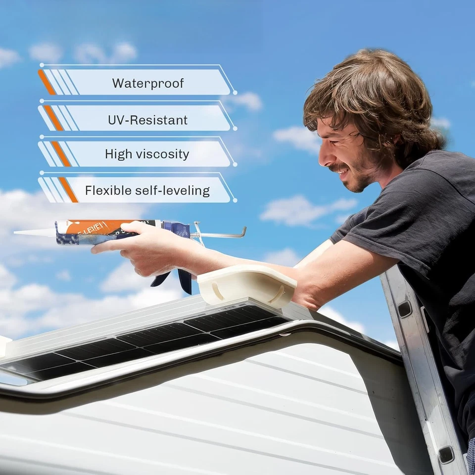 Self-leveling lap sealant white Safe, odorless, waterproof and UV-resistant - Image 4 of 4