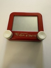 Ohio Art Pocket Mini Etch A Sketch Toy 4 in. x 3.75 in. Tested and works. READ 