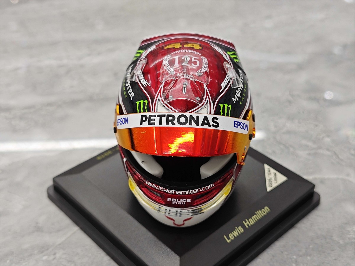 Casque Spark Lewis Hamilton Abu Dhabi GP 2019 – Édition Limitée Numérotée 1/5