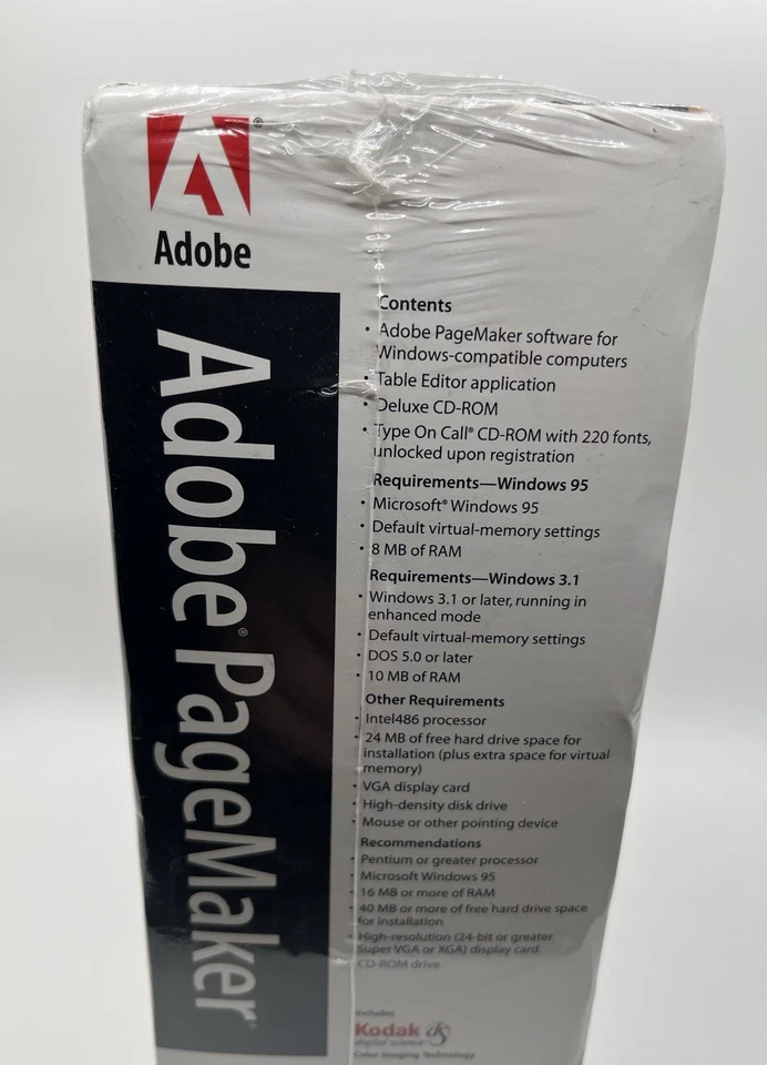 Adobe PageMaker 6.0 Education Edition for Windows Complete Box Sealed - Image 2 of 4