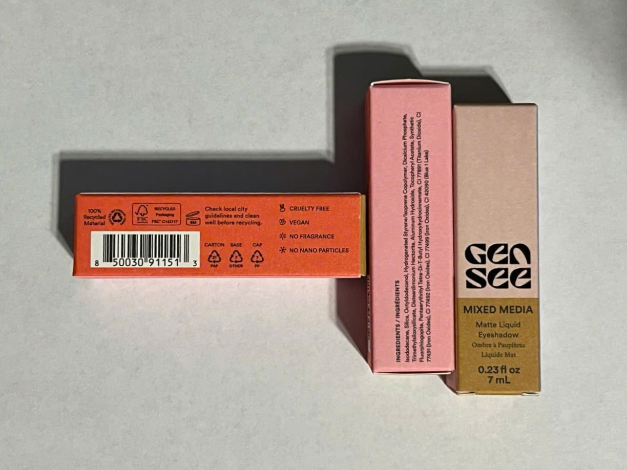 Gen See Mixed Media Matte Liquid Eyeshadow - ROSE WATER, 1 Count (Pack of 1)