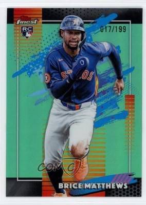 2026 Topps Finest Uncommon Aqua Refractor /199 Brice Matthews Rookie RC 1d0x