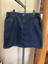 Womens CJ Banks Jean Skirt size 16W EUC Inner material tag cut/missing