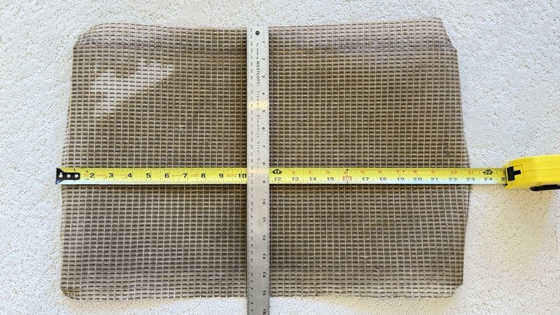 Vintage Fender Blackface Grille Cloth approximately 23” x 15” with Fender Emblem